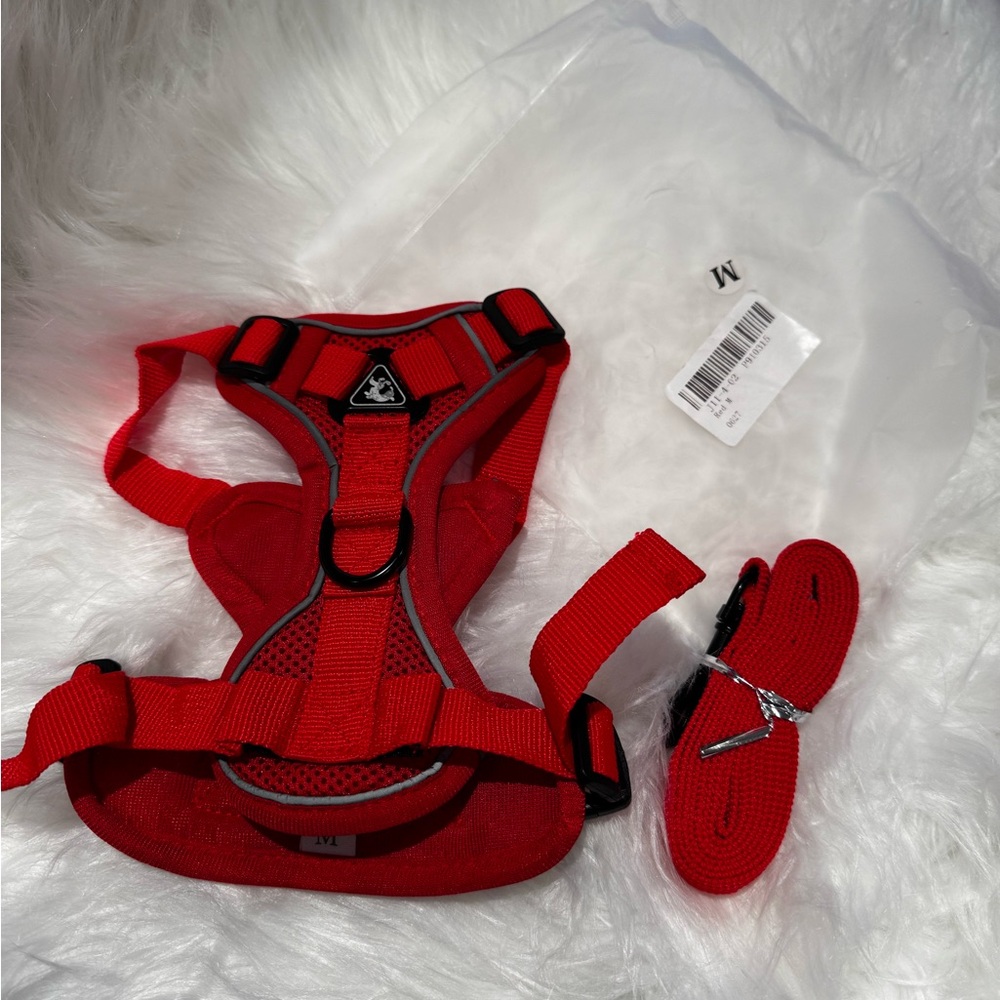 2 for $10 Red Dog Harness and Leash Set Small Dog